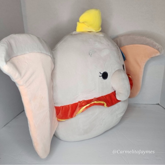 DUMBO 🐘 Disney 14 in Flying Elephant Original Squishmallow By Kellytoy NWT - Picture 3 of 10